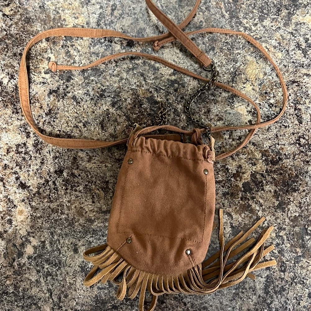Mini tassle crossbody